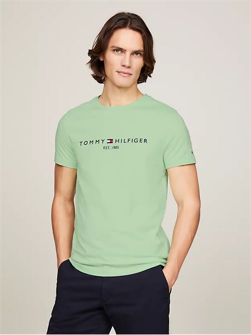 tommy logo tee TOMMY HILFIGER | MW0MW11797LXZ